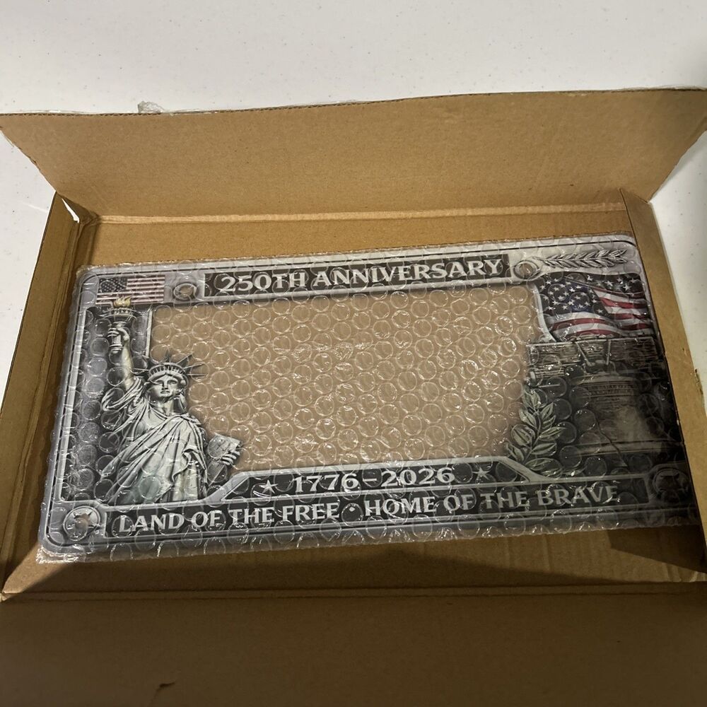 250Th Anniversary Commemorative License Plate Frame, United States